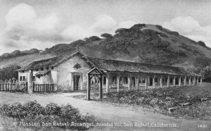 Artist Depiction of Mission San Rafael Arcangel